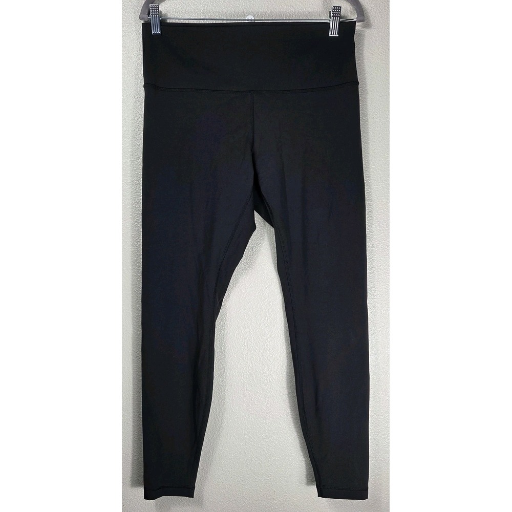 Lululemon Black High Rise Leggings Women's Size 12 Yoga Athletic Pants